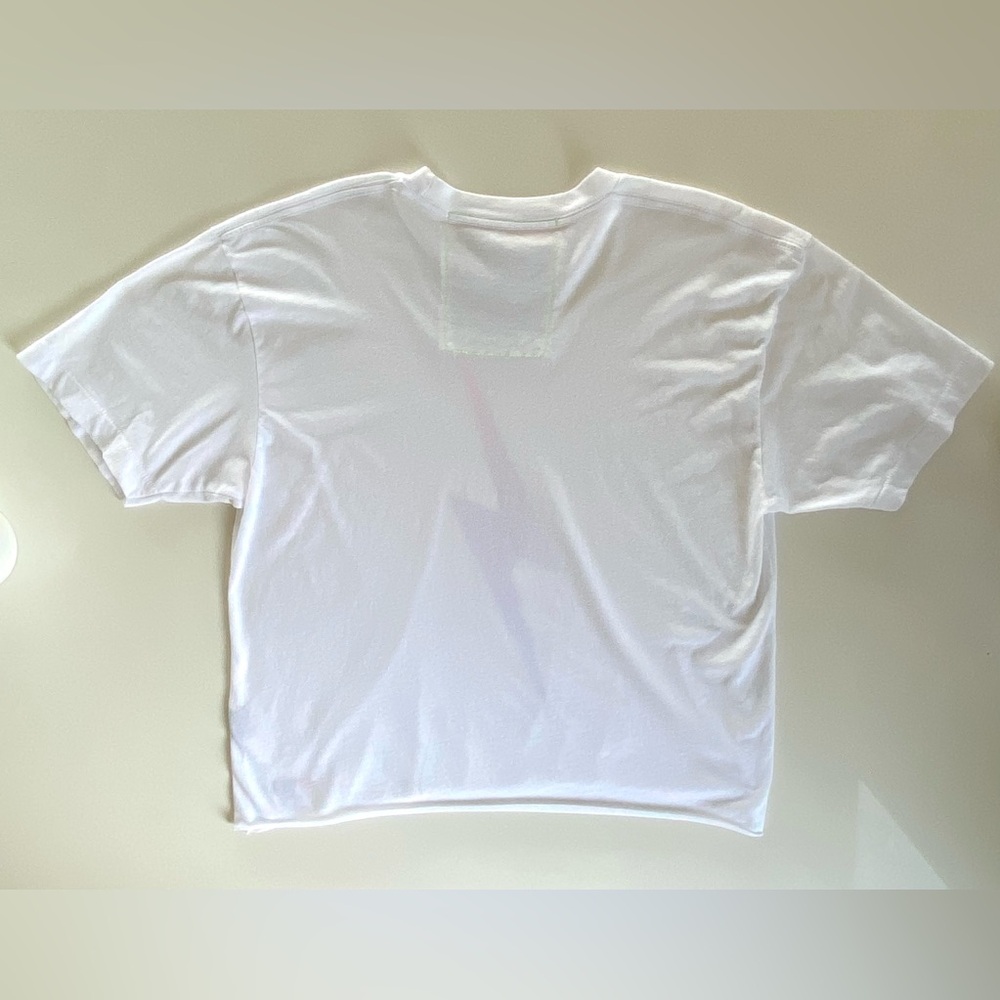 AVIATOR NATION Boyfriend Tee with Pink/Purple Ombré Bolt⚡️| Size Large - Picture 5 of 10